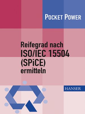 cover image of Reifegrad nach ISO/IEC 15504 (SPiCE) ermitteln